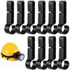 Generic Hard Hat Light Clips - Clip di fissaggio antiscivolo per casco di sicurezza | Clip per luci per elmetto rigido | 10 pezzi ganci di sicurezza per casco | fissaggio sicuro per lavori industriali o