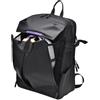 Generic Zaino espandibile per casco, borsa per laptop da 16 pollici in PU | Caschi Borsa di Immagazzinaggio Zaino Escursionismo Espandibile Grande Capacità Equitazione Zaino Sport Equitazione Viaggio