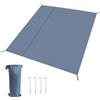 Generic Tappetino per tenda in tessuto Oxford impermeabile ad asciugatura rapida | Tappeto per tenda da campeggio ispessito per escursionismo, picnic, patio, veranda, cortile, balcone, cortile