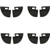 JoyousMall Lato antiscivolo del silicone per scudi per il silicone nero di Meta | Silicone, protezione antiriflesso, adatta per Meta For Headliner per Skyler, dimensioni compatte 10 x 5 x 1 cm