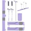 Generic Pilates Reformer multifunzionale pieghevole Ab Trainer macchina | Attrezzatura portatile di forma fisica per il supporto della vita di addestramento dell'equilibrio di riduzione della