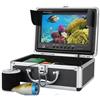 JOJIDE Macchina fotografica subacquea per la pesca, Registratore DVR da 9 pollici 30M 1000TVL Fish Finder Telecamera subacquea for pesca 15 pezzi Lampada a infrarossi LED bianca