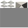 Generic Tappetino antiscivolo per snowboard in metallo adesivo | 18 pezzi Stomp Mat Extra Grip Pad per Snowboard Tappetino antiscivolo Inverno Accessori Sci Snowboard Pad Accessori Invernali