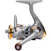 VANZACK Mulinello da Pesca Mini senza Gioco, 5,2 1, 12 Assi Argento | Corpo Interamente Metallico, Capacità 0, 20/170 0, 25/100 0, 30/60, per Canna da Esca e Filo Monofilo