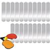 Generic Nastro adesivo per racchetta da pickleball, 20 pezzi, 0,39 x, per racchetta | Racchette per pickleball ad alto nastro adesivo per sport all'aperto 1x5 cm Swing Player mazze da golf donne uomini