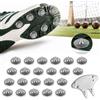 Honosen 22 punte di ricambio per cricket, 5,7 mm, con chiave inglese per scarpe da | Le punte da cricket a vite in metallo aiutano ad aggiungere presa, chiave piatta per il cambio dei tacchetti