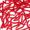 EXCEART 100 Pezzi Esca Morbida Vermi Finti 4cm in Silicone Rosso | Aspetto Realistico, Colore Vivido, per Bass e Persico in Fiumi e Stagioni senza Ghiaccio