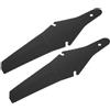 SHINEOFI 2 Pezzi Parafango Posteriore per Mountain Bike in Plastica Nero | Montaggio Rapido sulla Forcella Posteriore, Leggero da Trasportare, Protezione dagli Spruzzi, per Pioggia