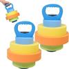 Generic Pesi ad acqua per esercizi in piscina, 2 pezzi, regolabili, kettlebell | Attrezzature per il fitness in acqua per nuotatori atleti principianti professionisti donne uomini cortile viaggio hotel