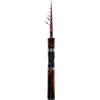 Risveglio Canna da pesca telescopica UL, 1,8 m, azione medio-veloce, in carbonio, per | Asta per esche con guide, portatile, da viaggio, per spigola d'acqua dolce e coregone, marrone