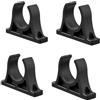 Sandyseptember Set di 4 supporti per pagaia da barca, colore nero, 30 mm | Costruzione in plastica, resistente alle intemperie, design semplice, facile da montare, per kayak essenziale