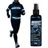 Generic Rivestimento riflettente per ciclismo notturno, 100 ml, resistente alle | Ciclismo riflettente spray per campeggio escursionismo bici barca casco gilet zaino vialetto costruzione marciapiede
