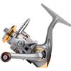 EXCEART Mulinello da Pesca Mini senza Gioco 5,2 1 per Angler Ultraleggeri | Corpo Interamente in Metallo, Bobina in Rame e Legno, Trascinamento Forte e Fluido, per Mare e Riva