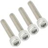 iplusmile 4 Pezzi Vite per Attacco Manubrio Bici M6x30 MM in Acciaio Inox | Fissaggio Sicuro Sotto Carico, per Montaggio senza Filettatura, Uso su Strada, Confezione