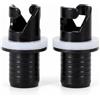 Halynor Adattatori Valvola H-R per Pompa Kayak Canoa SUP, Set di 2 Pezzi | Plastica Rigida con Guarnizione Antifuga, Compatibile con Pompa a Piede e Compressore Elettrico