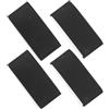 Luxshiny 4 Pezzi Cinghia da Sci per Snowboard in Nylon Nero, Compatta e | Fissaggio Affidabile per Sci e Slitte, Accessorio Essenziale, Qualità Sicura, Pratica per Trasporto