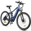 SAMEBIKE XD26-II bicicletta elettrica per adulti 26 pollici 250W motore 25km/h 100km autonomia E-Mountain Bike per Tutti i Terreni 48V 14AH Batteria IP54 impermeabile bici elettrica uomo(Blu)