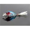 CENPEK 5 pz Luya Bait 4,5 cm/4 g Micro-sommergibili Hard Bait Serbatoio di Sangue Hook con Coda Piume Artificiali Esca Bionic Finta