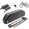 HJGHY Batteria al Litio per Tubo Obliquo da 36 V 10 Ah 13 Ah 15 Ah 18 Ah, Pacco batterie al Litio per Bici elettrica da 48 V 10 Ah 13 Ah 15 Ah 18 Ah