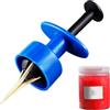 Generic 4 artigli esche esche clip, clip portatile per esche vive di lombrichi | Verme rosso Baiting Clip Riso Shaker Elastico Esche Da Pesca Clip per Strumenti Da Pesca