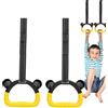 Generic Anelli da ginnastica antiscivolo per esercizi calisthenics pull up | Attrezzatura portatile per aumentare l'altezza, mento in su, sollevamento pesi, attrezzatura per l'allenamento della forza