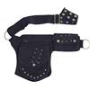 QAZWSXE Coscia Goccia Gamba Borsa per le donne Marsupio Pizzo Marsupio Utility Cintura Marsupio Marsupio per Sport Escursionismo Viaggi Casual Cinture, 00-nero, Taglia unica