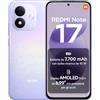 Xiaomi REDMI Note 17, Smartphone 6+256GB, Celestial Purple, Batteria da 7700 mAh | Fotocamera 50MP, Ricarica Turbo 45W, Display AMOLED FHD+ 6,99", Xiaomi HyperOS 3+Google Gemini, Resistenza Polvere&Acqua IP65