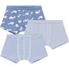 Petit Bateau Set di Boxer Cintura Colletata Bambino in Cotone Stampato Balene 4 Anni Variante 1