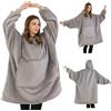Good Nite Coperta con cappuccio con maniche elastiche, oversize, super morbida, accogliente, calda e confortevole, idea regalo