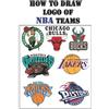 How to Draw LOGO of NBA Teams (Tascabile)