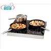 PIASTRA INDUZIONE a 3 ZONE da 3,4 Kw - superficie induttiva Ã˜ 200-160-200 mm - dim.mm.510x485x65h