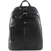 Piquadro Vibe Zaino in pelle porta PC 15 a tre scomparti