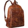 STILORD Porter Zaino Daypack Pelle Zaino Moderno Sport Viaggi Città Scuola Borsa Sportiva Zainetto per Donna e Uomo Zaini Cuoio Colore:nero