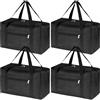 iespell Confezione da 4 borse da cabina 40 x 20 x 25 per Ryanair Airlines, pieghevoli, da viaggio, da viaggio, per la notte, per donne e uomini, 40 x 20 x 25 cm, Borsa Cabina