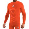 sesto senso Maglietta Sportiva da Uomo a Maniche Lunghe Biancheria Intima Termica a Compressione