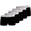 Tommy Hilfiger Pantaloncini Boxer Uomo Confezione da 5 Cotone Elasticizzato