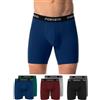 FORVEVO 6 Pack Boxer Uomo Gamba Lunga Cotone, Traspirante Mutande Uomo, Morbido Elastico Intimo (Taglia M-2XL)
