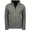 Geographical Norway Ubolt Men - Uomo Warm Thick Fleece Zip - Uomo Warm Winter Sweatshirt Jacket Soft - Felpa A Maniche Lunghe Foderata - Ideale Autunno Inverno (Grigio scuro XL)