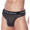 ZUOLAIYIN perizoma da uomo slip grande borsa stringhe da uomo sexy con bulge biancheria intima per uomo uomo stringhe hipster elastan stretch