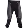 RIDAY Panta Termica Legging Funzionale Intimo Termico Underwear Calzamaglia Pantaloni Sportivi Corti Abbigliamento Termico Funzionale