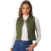 Allegra K Gilet In Denim Gilet in denim Donna