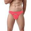 ZUOLAIYIN Slip da uomo con sacchetto a sfera sexy in bambù rigonfiamento che migliora la biancheria intima a vita bassa Open Fly Pouch slip elasticizzato nero grigio blu rosso verde M L XL XXL