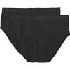 Cotonella Slip Donna Mutanda Midi Confezione 2 Capi Elastico a Vista Cotone elasricizzato Underwear Articolo 8126S