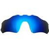 Wetnenss Lenti di ricambio per occhiali da sole Oakley Radar EV Path OO9208, polarizzate, spessore 1,5 mm, prevenzione del sale, resistenti agli oli (rosso scuro) (rosso scuro)