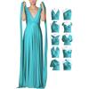 72styles Abito Infinity Cerimonia Donna, Abito Damigella Donna, Lungo, Maxi, Taglie Forti, Abito Elegante Donna Cocktail Festa