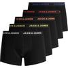 JACK & JONES Set da 5 Boxer Uomo Stretch Mutande Jersey Costume Intimo