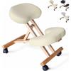 Bodyline - Health and Massage Sgabello svedese ortopedico per ufficio sedia ergonomica per inginocchiarsi Balancewood - Beige