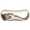 myKotty Design Scratching Bench LUI Grey - per graffiare in modo naturale e proteggere i mobili - Graffiatoio in cartone ondulato per far giocare e dormire tutti i gatti,