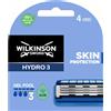 Wilkinson Sword Lamette Wilkinson Hydro 3 Skin Protection, confezione da 4 pezzi