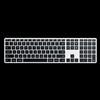 Satechi X3, dimensioni standard (100%), wireless, Bluetooth, tastiera QWERTY, nero, argento